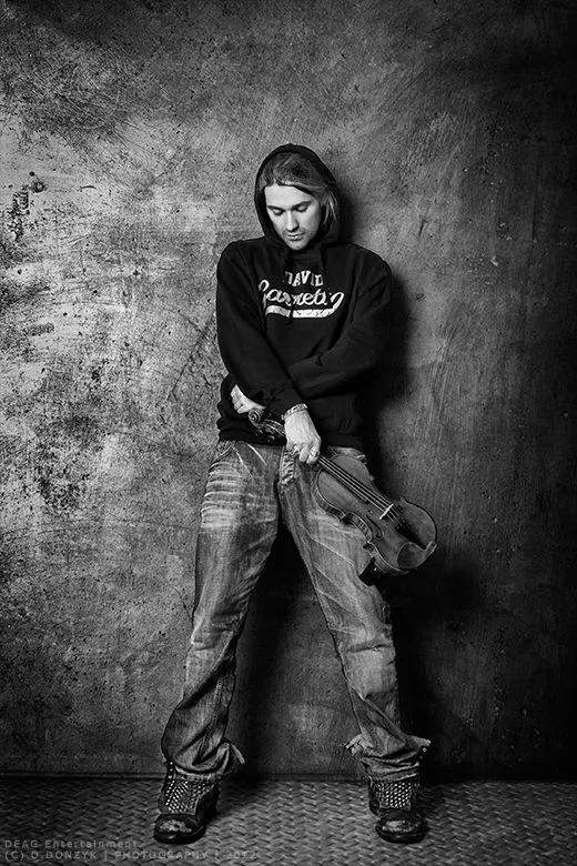 Violist David Garret – photograph by Oliver Donzyk, Fotokreuz Berlin
